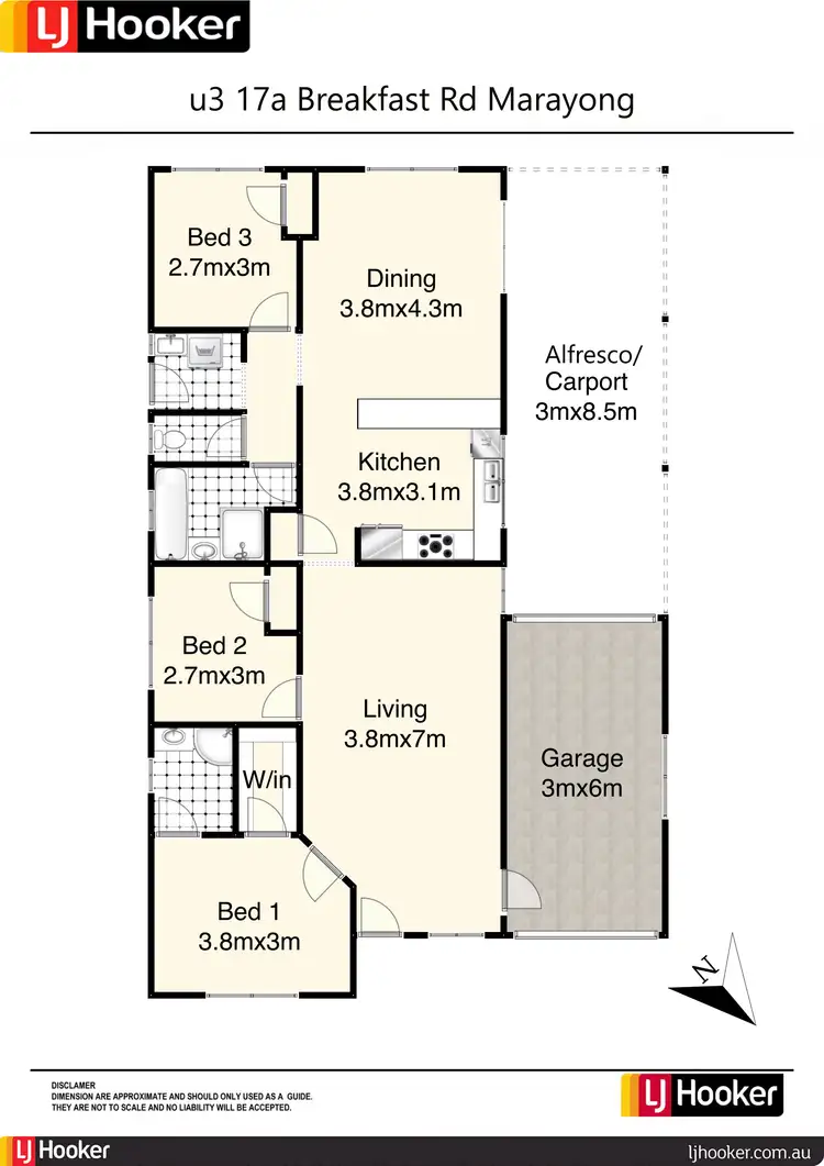 Floorplan of Homely house listing, Lot 3/17A Breakfast Road, Marayong NSW 2148
