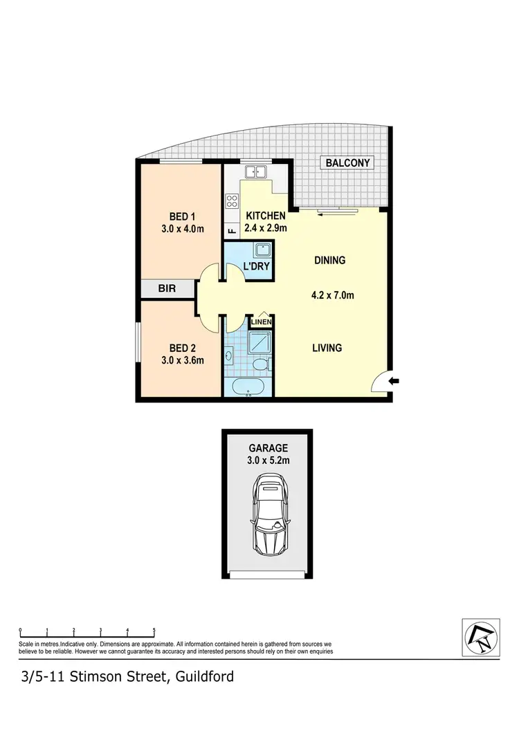 Floorplan of Homely unit listing, 3/5-11 Stimson Street, Guildford NSW 2161