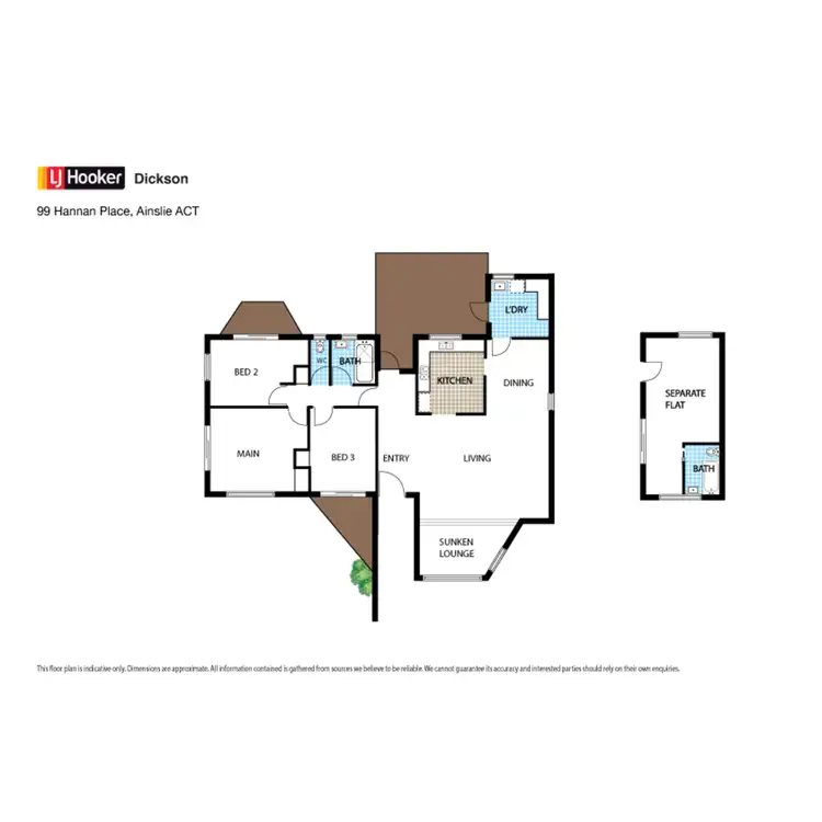 Floorplan of Homely house listing, 99 Hannan Place, Ainslie ACT 2602