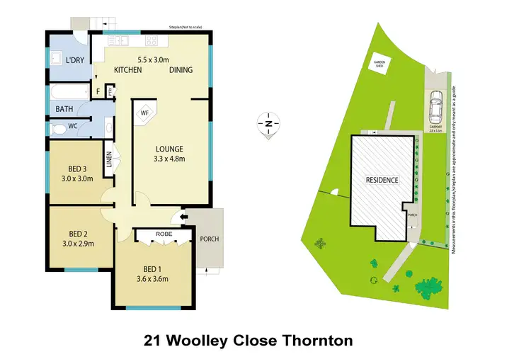 Floorplan of Homely house listing, 21 Woolley Close, Thornton NSW 2322
