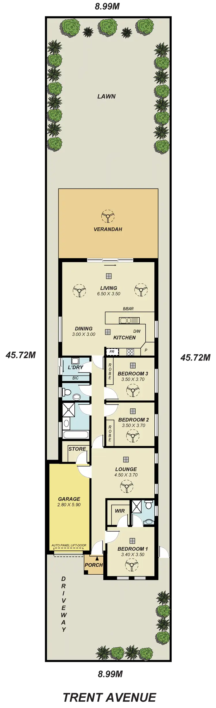 Floorplan of Homely house listing, 7 Trent Avenue, Klemzig SA 5087