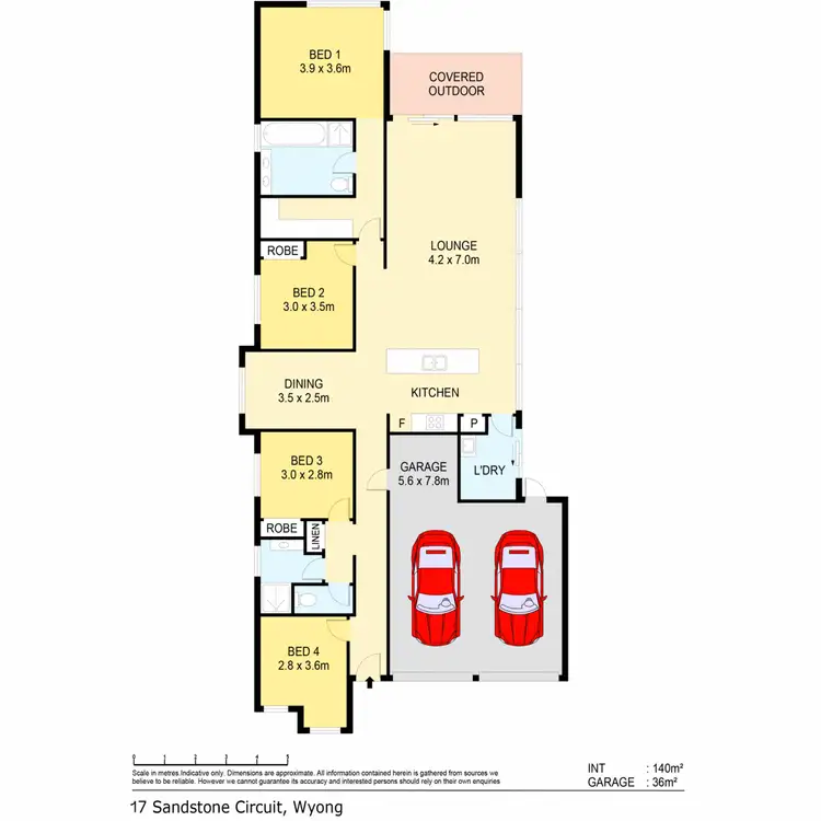 Floorplan of Homely house listing, 17 Sandstone Circuit, Wyong NSW 2259