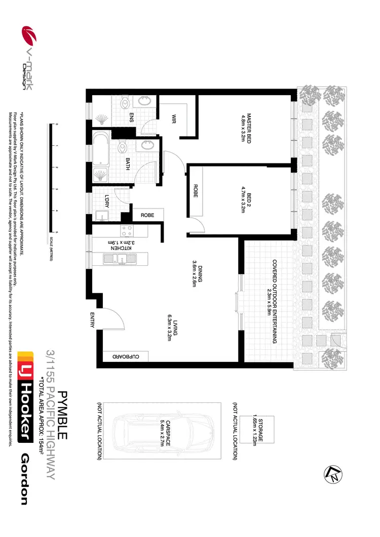 Floorplan of Homely apartment listing, 3/1155-1159 Pacific Highway, Pymble NSW 2073