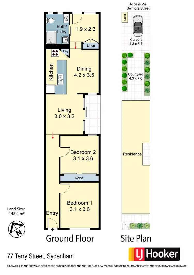 Floorplan of Homely house listing, 77 Terry Street, Tempe NSW 2044