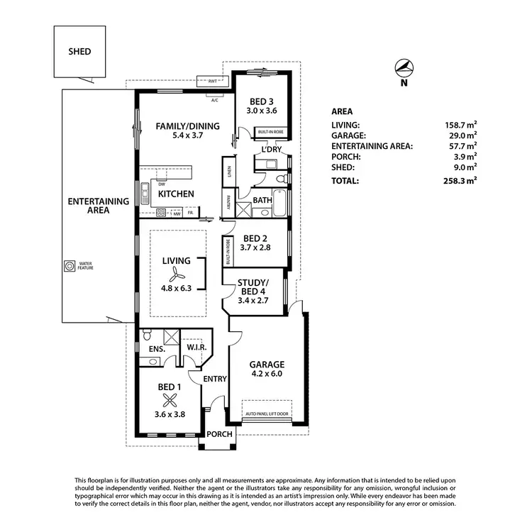Floorplan of Homely house listing, 62 Parkview Drive, Mount Barker SA 5251