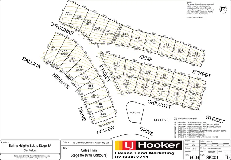 Floorplan of Homely land listing, 449/ Ballina Heights Estate (Stage 8a), Ballina NSW 2478