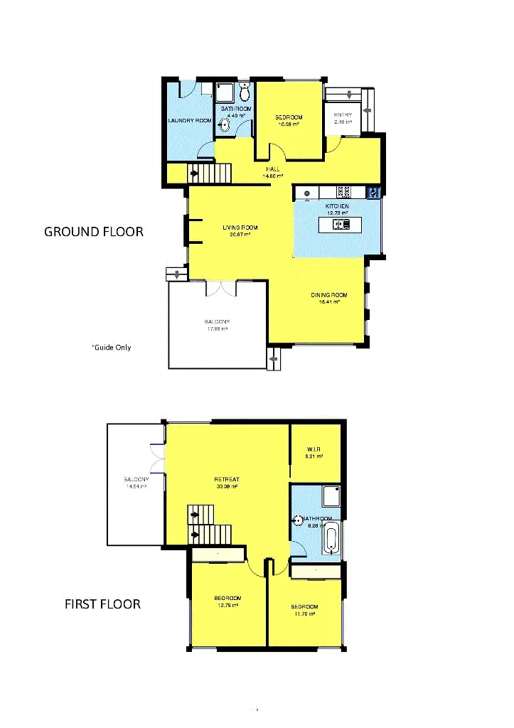 Floorplan of Homely house listing, 3 Calk Terrace, St Leonards VIC 3223