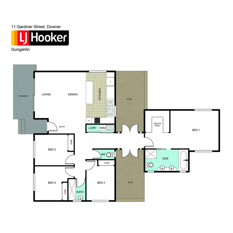 Floorplan of Homely house listing, 11 Gardiner Street, Downer ACT 2602