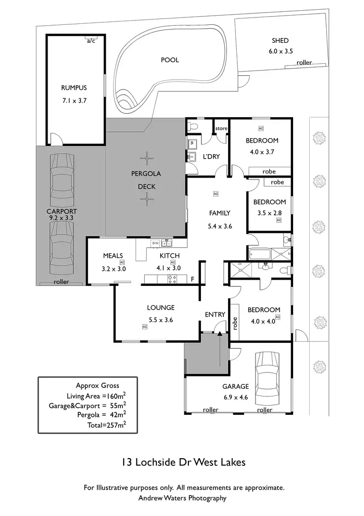 Floorplan of Homely house listing, 13 Lochside Drive, West Lakes SA 5021