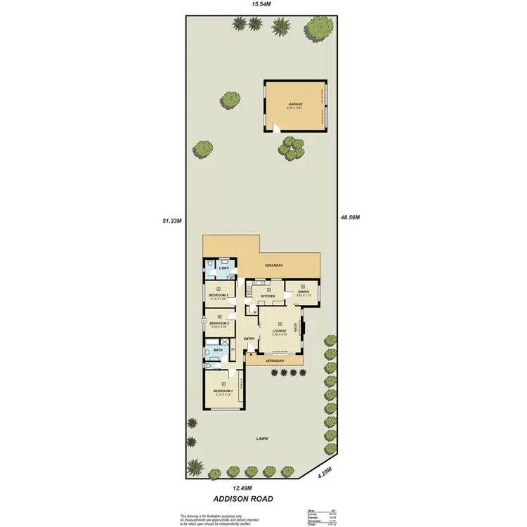Floorplan of Homely house listing, 61 Addison Road, Pennington SA 5013