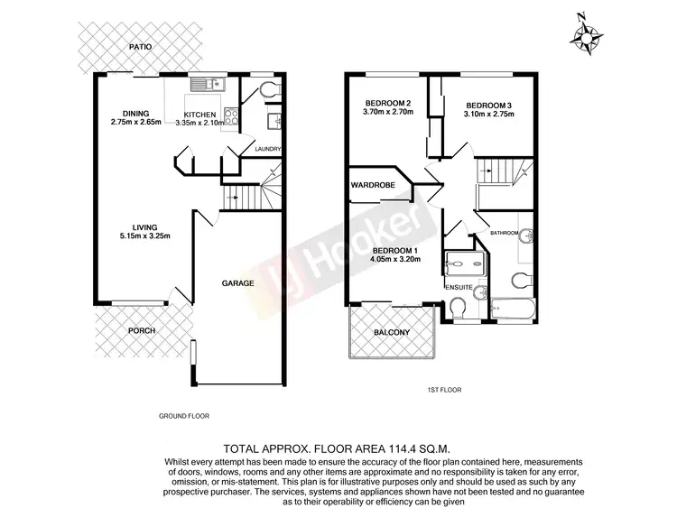 Floorplan of Homely townhouse listing, 41/59 Lichfield Place, Parkinson QLD 4115