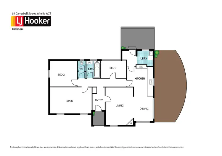 Floorplan of Homely house listing, 69 Campbell Street, Ainslie ACT 2602