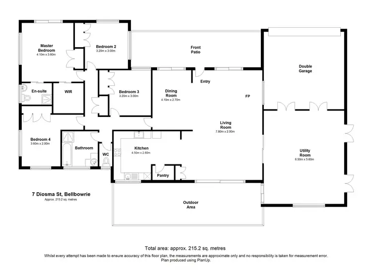 Floorplan of Homely house listing, 7 Diosma Street, Bellbowrie QLD 4070