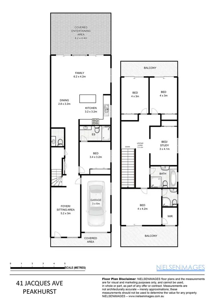 Floorplan of Homely semi-detached listing, 41A Jacques Avenue, Peakhurst NSW 2210