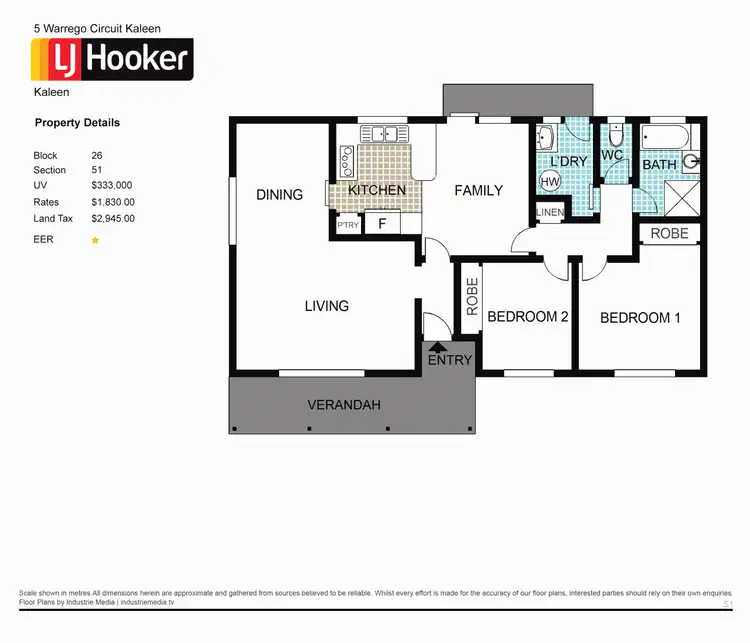 Floorplan of Homely house listing, 5 Warrego Circuit, Kaleen ACT 2617