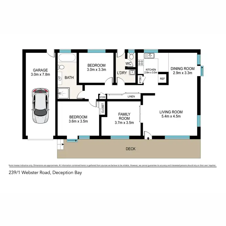 Floorplan of Homely house listing, 239/1 Webster Road, Deception Bay QLD 4508