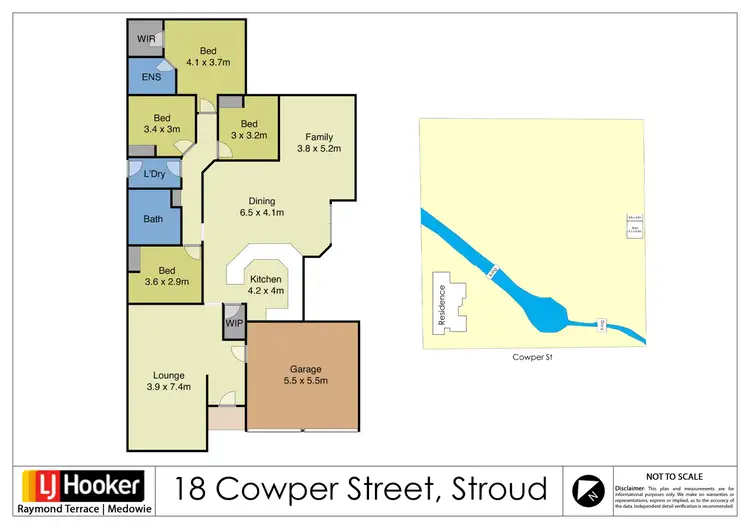 Floorplan of Homely house listing, 18 Cowper Street, Stroud NSW 2425