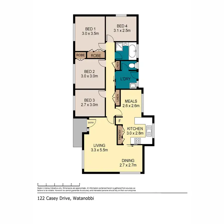 Floorplan of Homely house listing, 122 Casey Drive, Watanobbi NSW 2259