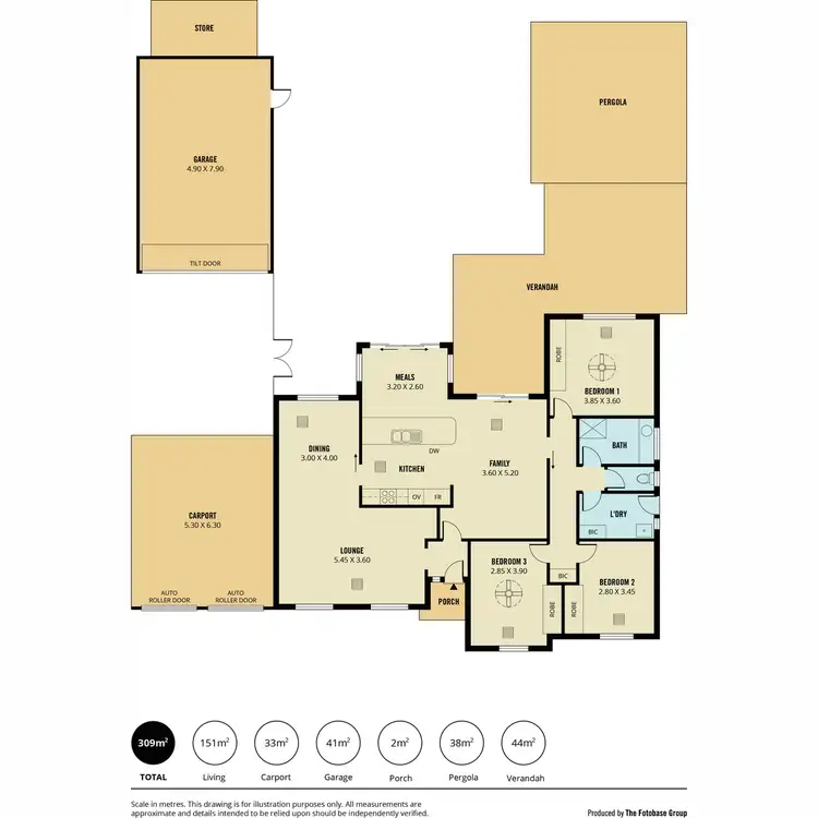 Floorplan of Homely house listing, 525 Yatala Vale Road, Fairview Park SA 5126