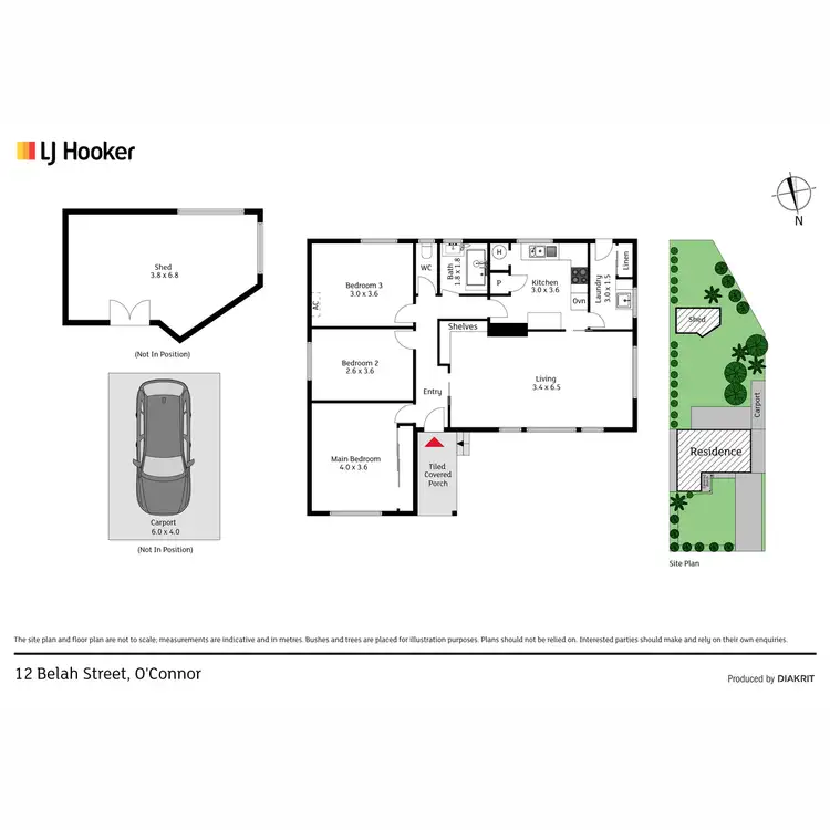 Floorplan of Homely house listing, 12 Belah Street, O'connor ACT 2602