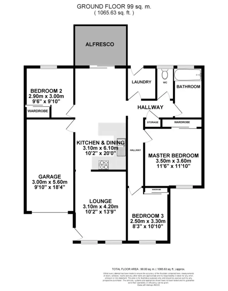 Floorplan of Homely semi-detached listing, 11a Brandis Street, Aberdare NSW 2325