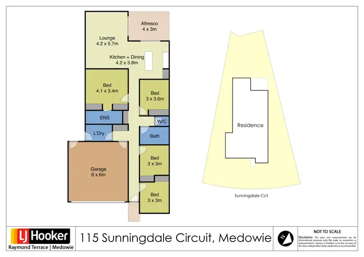 Floorplan of Homely house listing, 115 Sunningdale Circuit, Medowie NSW 2318