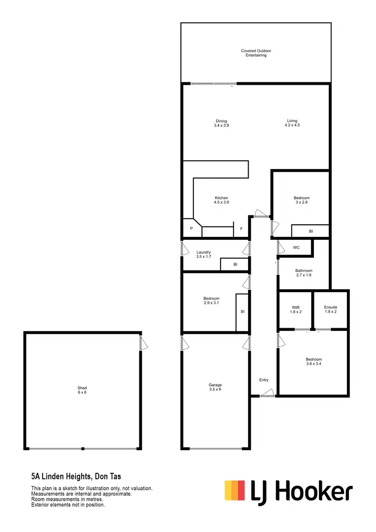 Floorplan of Homely house listing, 5A Linden Heights, Don TAS 7310