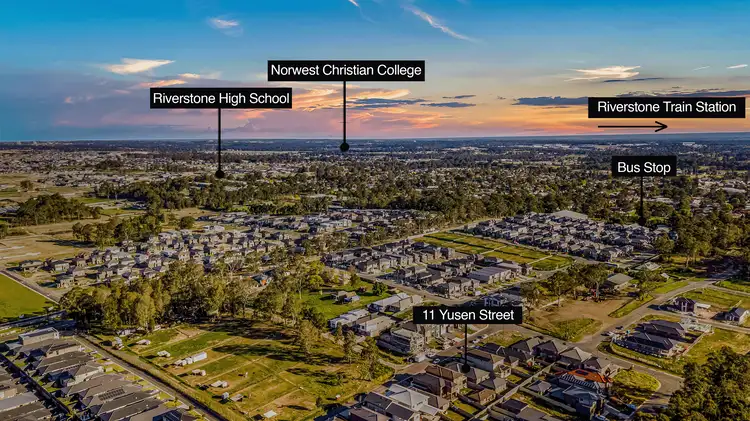 Floorplan of Homely house listing, 11 Yusen Street, Riverstone NSW 2765
