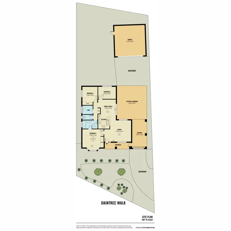 Floorplan of Homely house listing, 18 Daintree Walk, Blakeview SA 5114