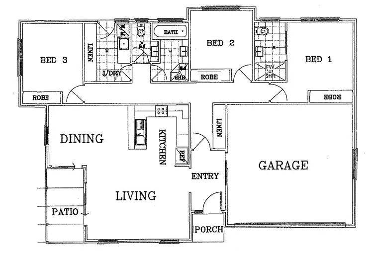 Floorplan of Homely house listing, Unit 2/1 Cootamundra Boulevard, Gobbagombalin NSW 2650