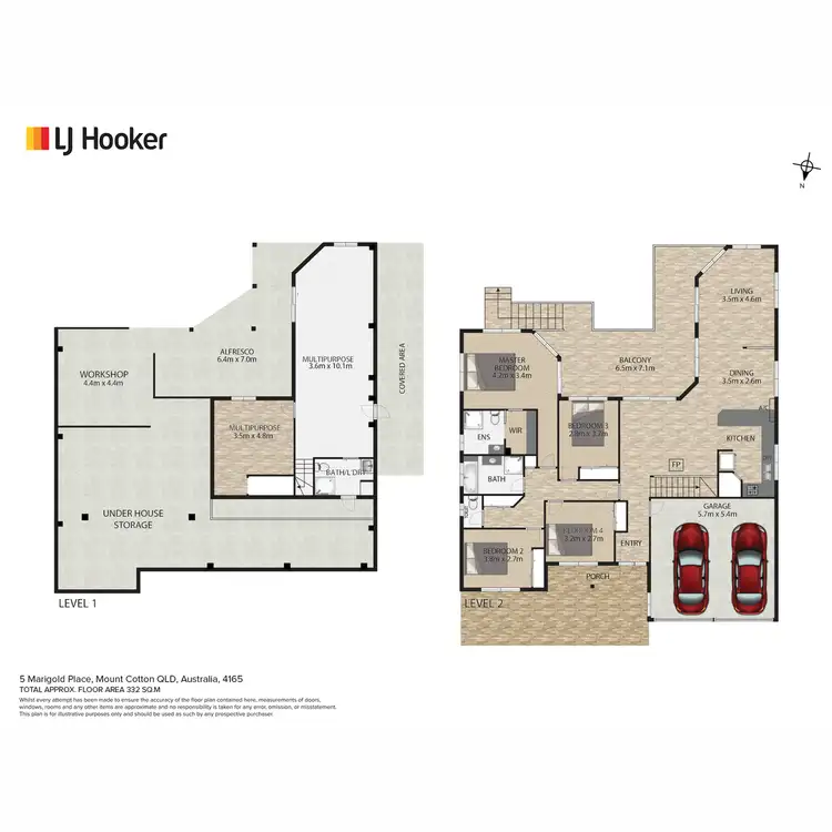 Floorplan of Homely house listing, 5 Marigold Place, Mount Cotton QLD 4165