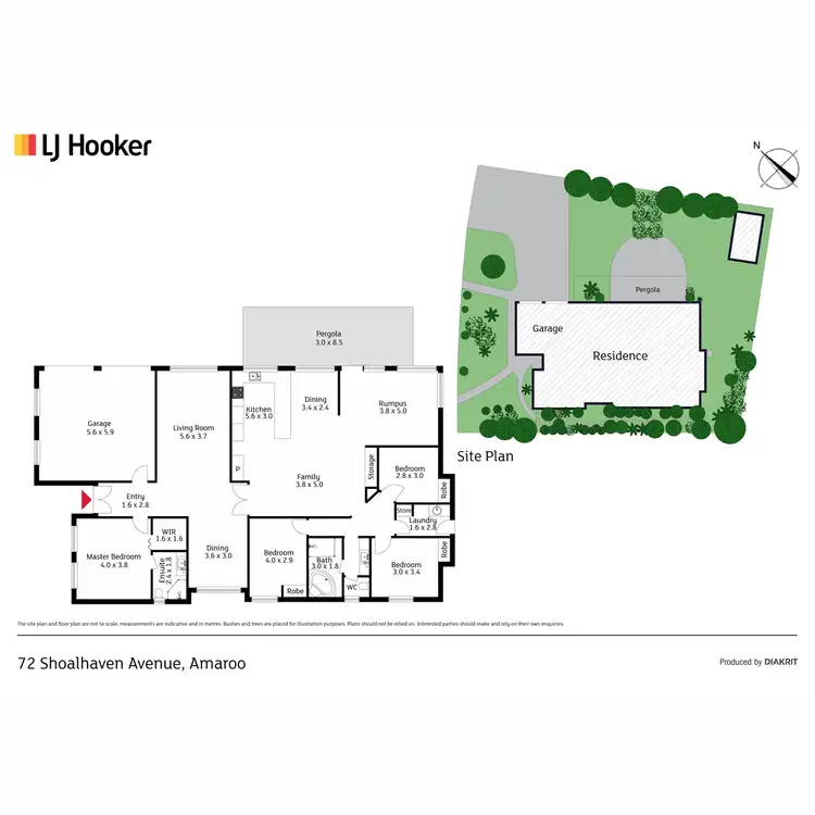 Floorplan of Homely house listing, 72 Shoalhaven Avenue, Amaroo ACT 2914