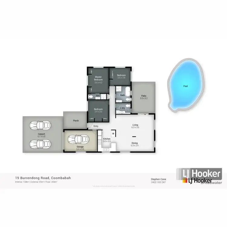 Floorplan of Homely house listing, 19 Burrendong Road, Coombabah QLD 4216