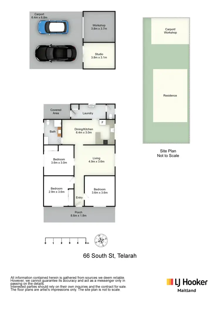 Floorplan of Homely house listing, 66 South Street, Telarah NSW 2320