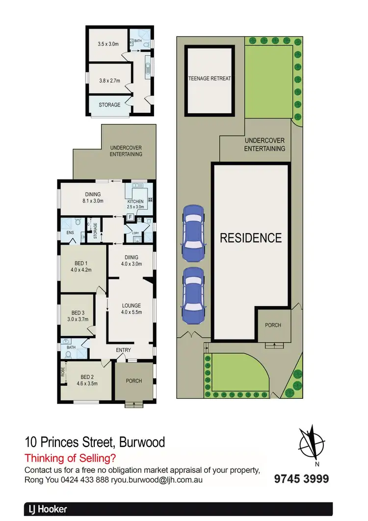 Floorplan of Homely house listing, 10 Princes Street, Burwood NSW 2134