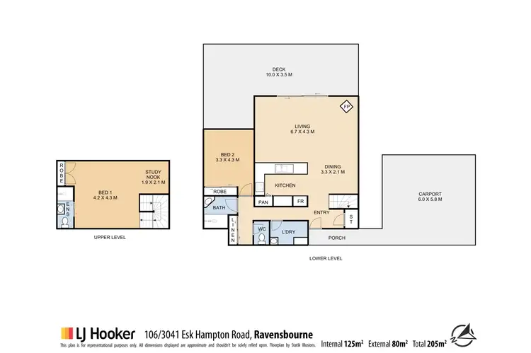 Floorplan of Homely house listing, 106/3143 Esk Hampton Road, Ravensbourne QLD 4352