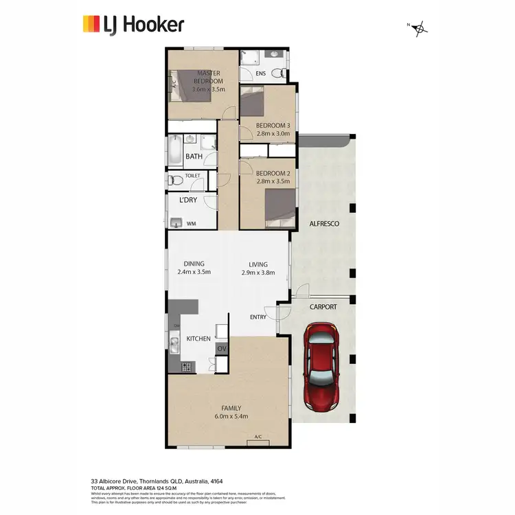 Floorplan of Homely house listing, 33 Albicore Drive, Thornlands QLD 4164
