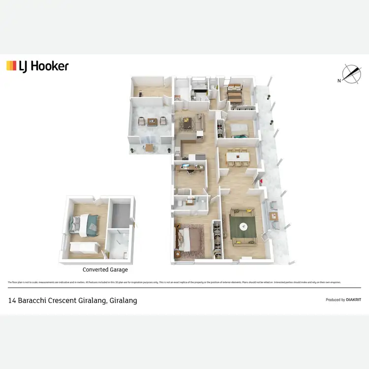 Floorplan of Homely house listing, 14 Baracchi Crescent, Giralang ACT 2617