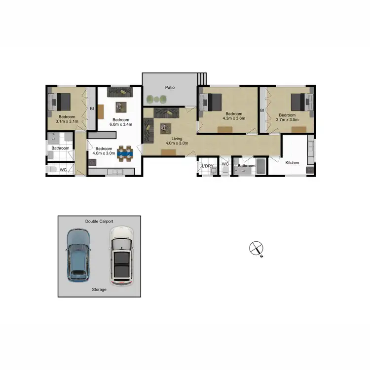 Floorplan of Homely house listing, 20 Du Faur Street, Mawson ACT 2607