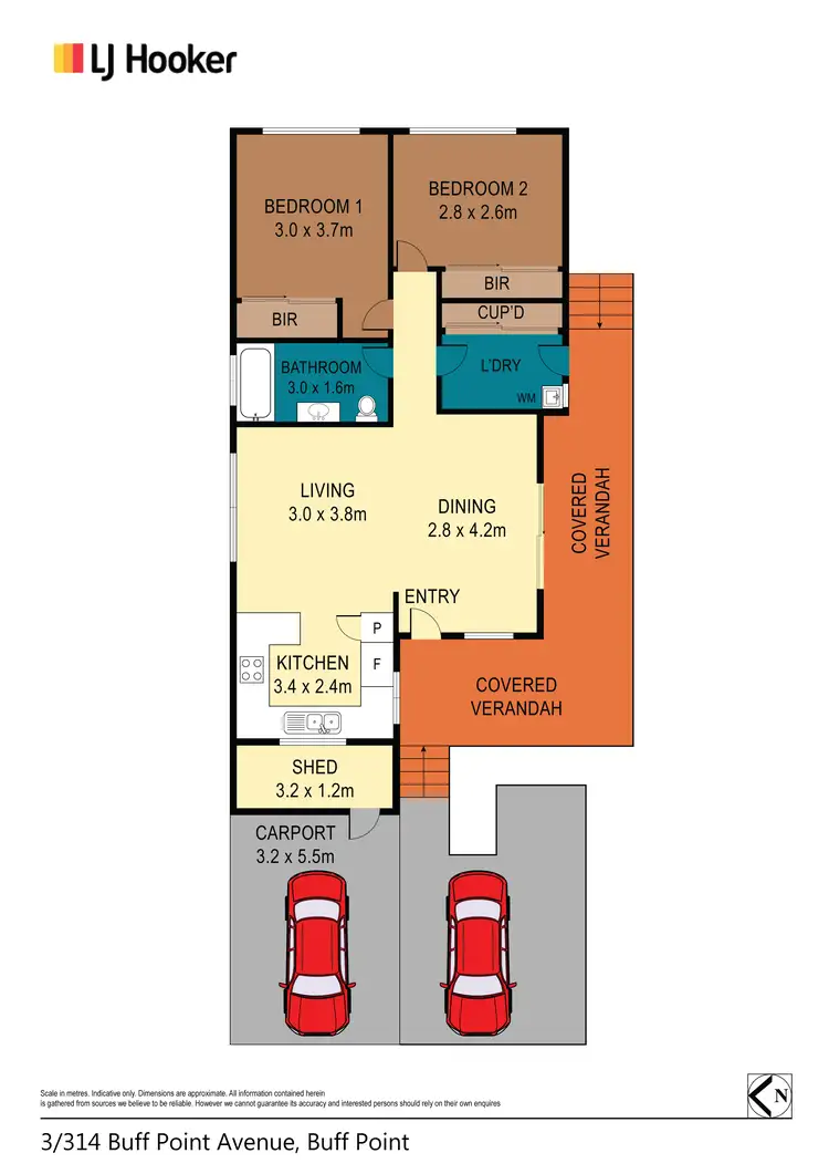 Floorplan of Homely house listing, 3/314 Buff Point Avenue, Buff Point NSW 2262