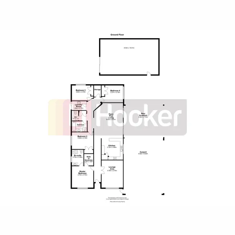 Floorplan of Homely house listing, 52A Ogden Street, Collie WA 6225