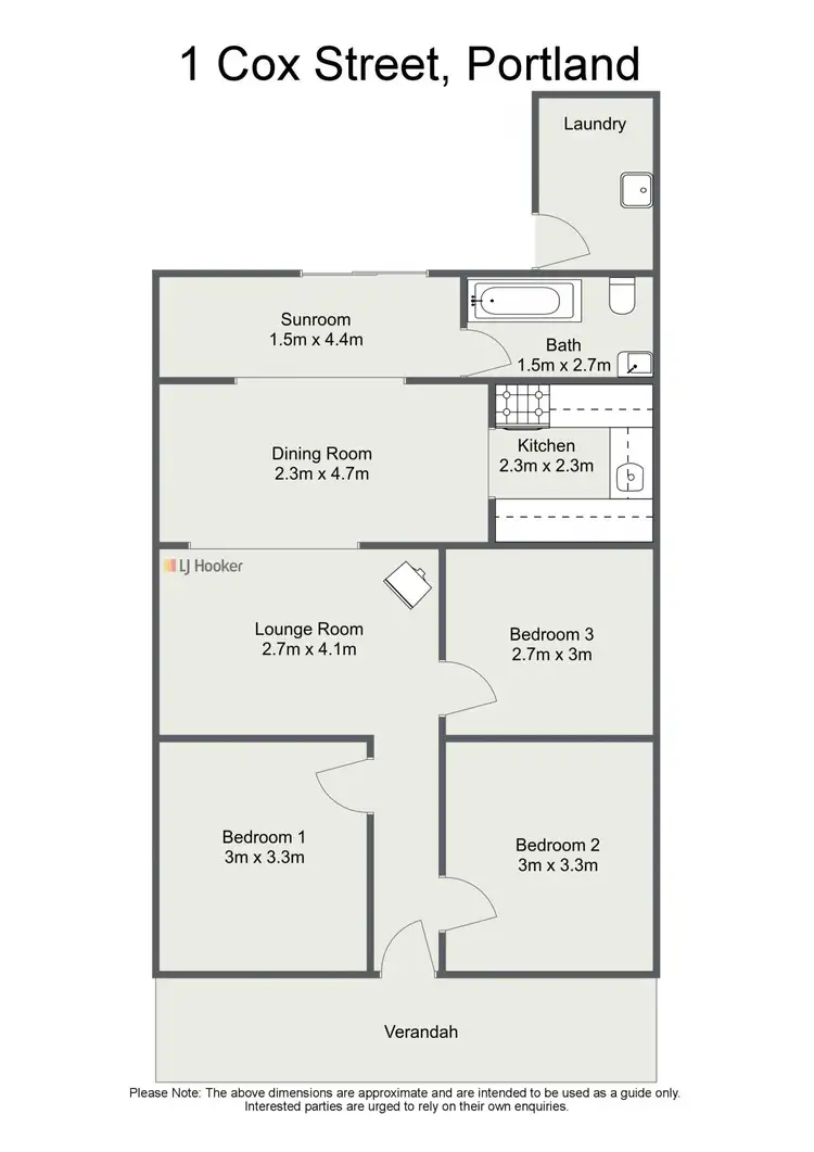 Floorplan of Homely house listing, 1B Cox Street, Portland NSW 2847