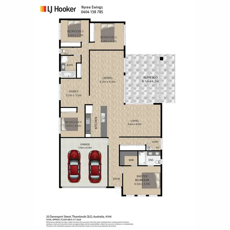 Floorplan of Homely house listing, 20 Davenport Street, Thornlands QLD 4164