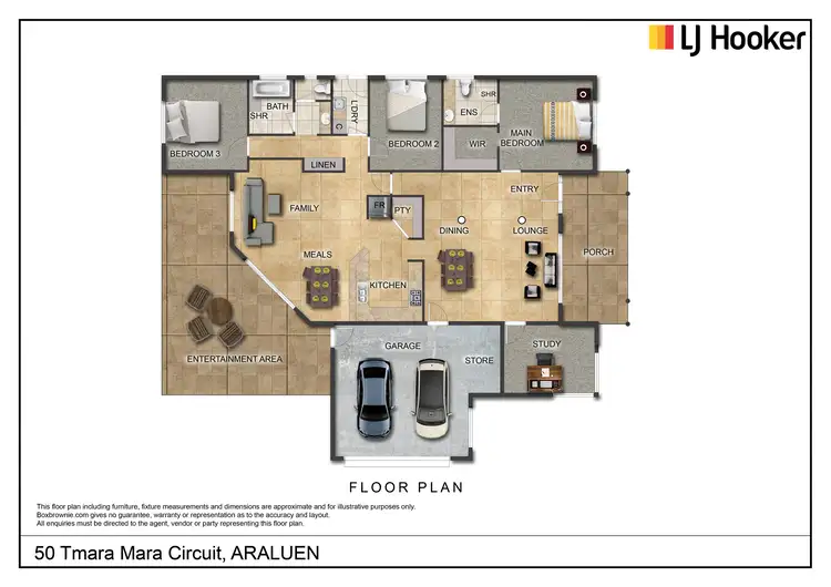 Floorplan of Homely house listing, 50 Tmara Mara Circuit, Araluen NT 870