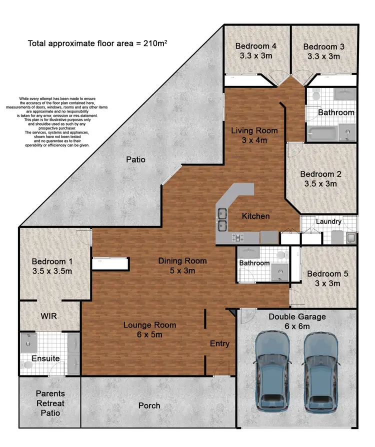 Floorplan of Homely house listing, 9 Excelsa Place, Heritage Park QLD 4118