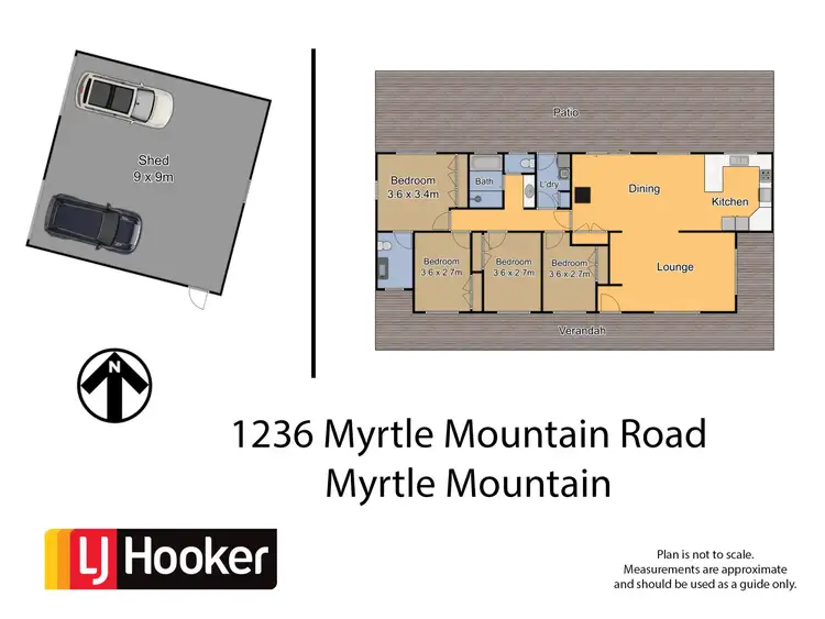 Floorplan of Homely rural property listing, 1236 Myrtle Mountain Road, Candelo NSW 2550