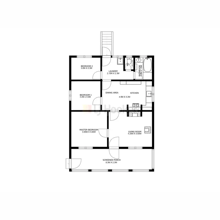 Floorplan of Homely house listing, 42 Simpson Street, Collie WA 6225
