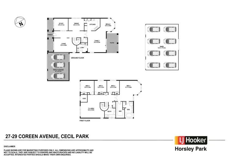 Floorplan of Homely house listing, 27-29 Coreen Avenue, Cecil Park NSW 2178