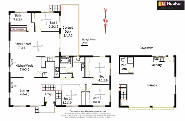 Floorplan of Homely house listing, 4 Magnolia Place, Goonellabah NSW 2480