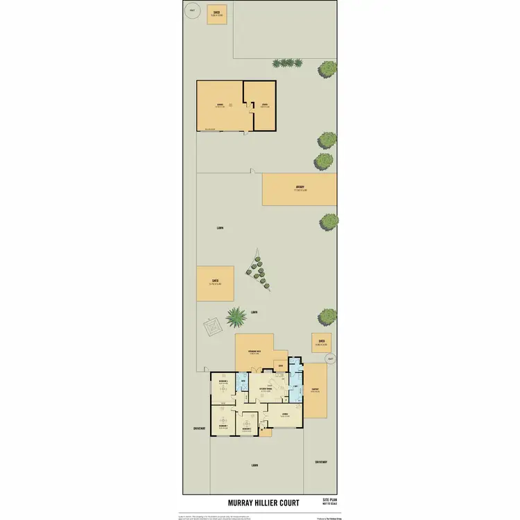 Floorplan of Homely house listing, 12 Murray Hillier Court, Evanston Gardens SA 5116